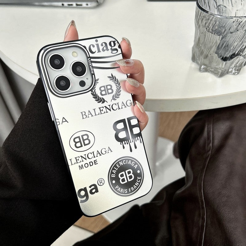 BB Black & Silver iPhone Case