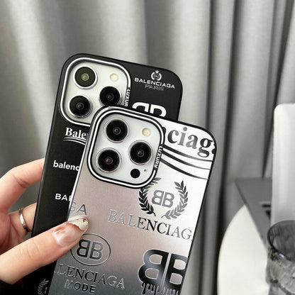 BB Black & Silver iPhone Case