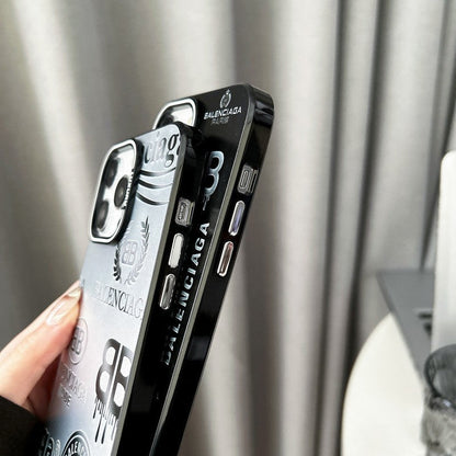 BB Black & Silver iPhone Case