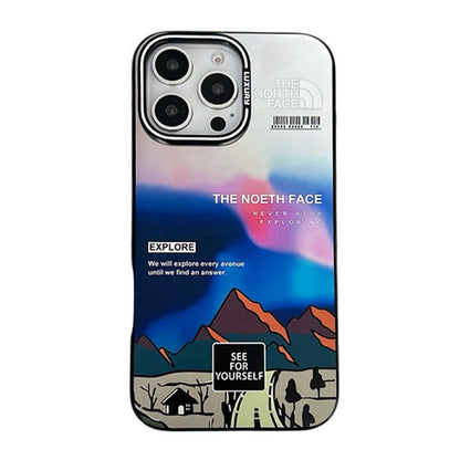 TNFace Mountains iPhone Case