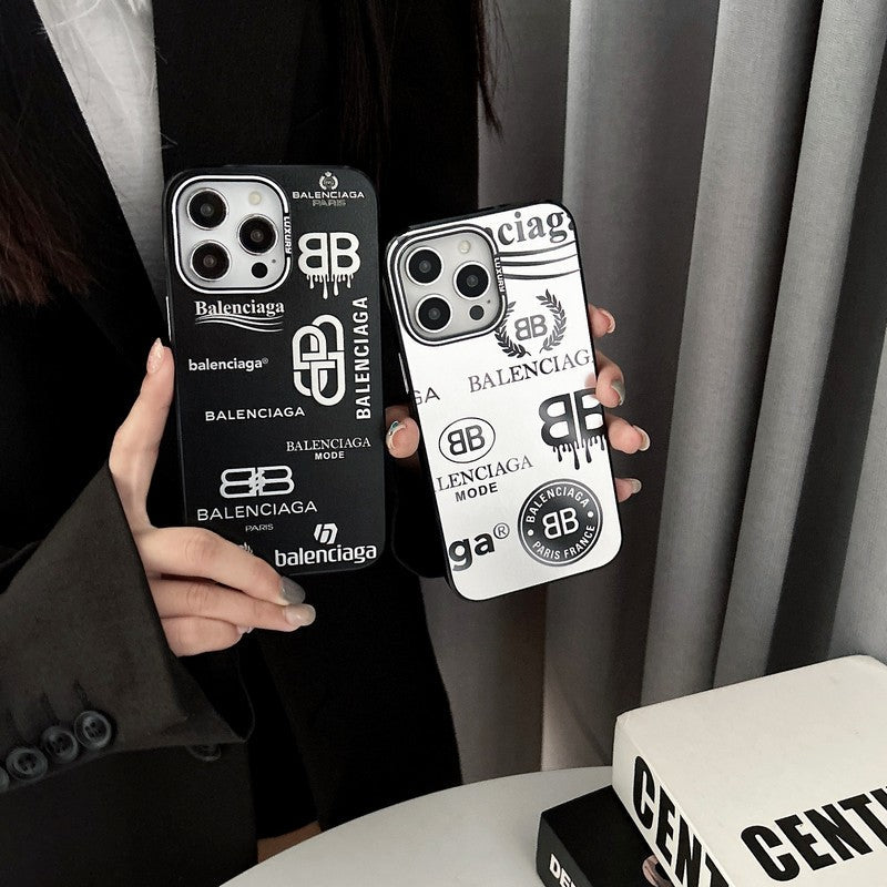 BB Black & Silver iPhone Case