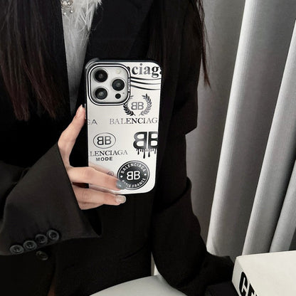 BB Black & Silver iPhone Case