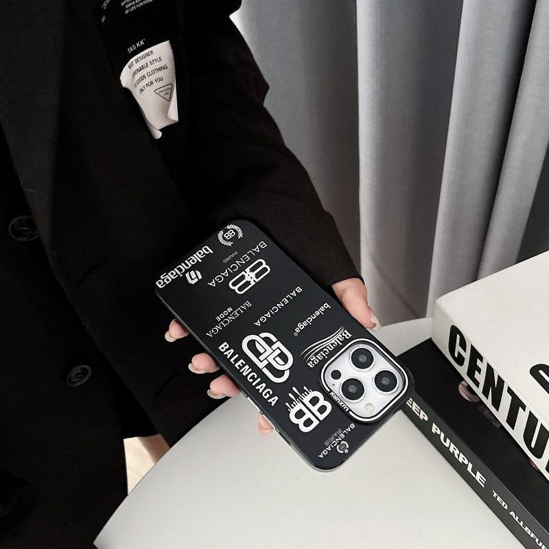 BB Black & Silver iPhone Case