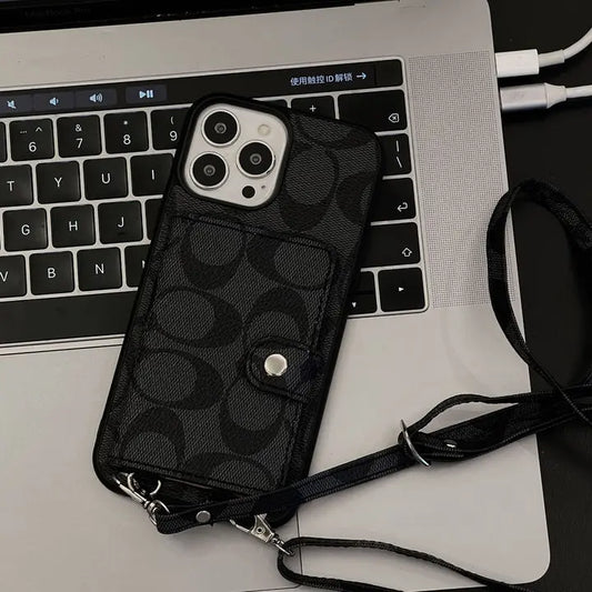 Coach Card Bag Chain iPhone Case - Elitesmark