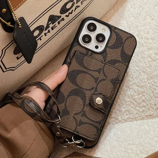 Coach Card Bag Chain iPhone Case - Elitesmark