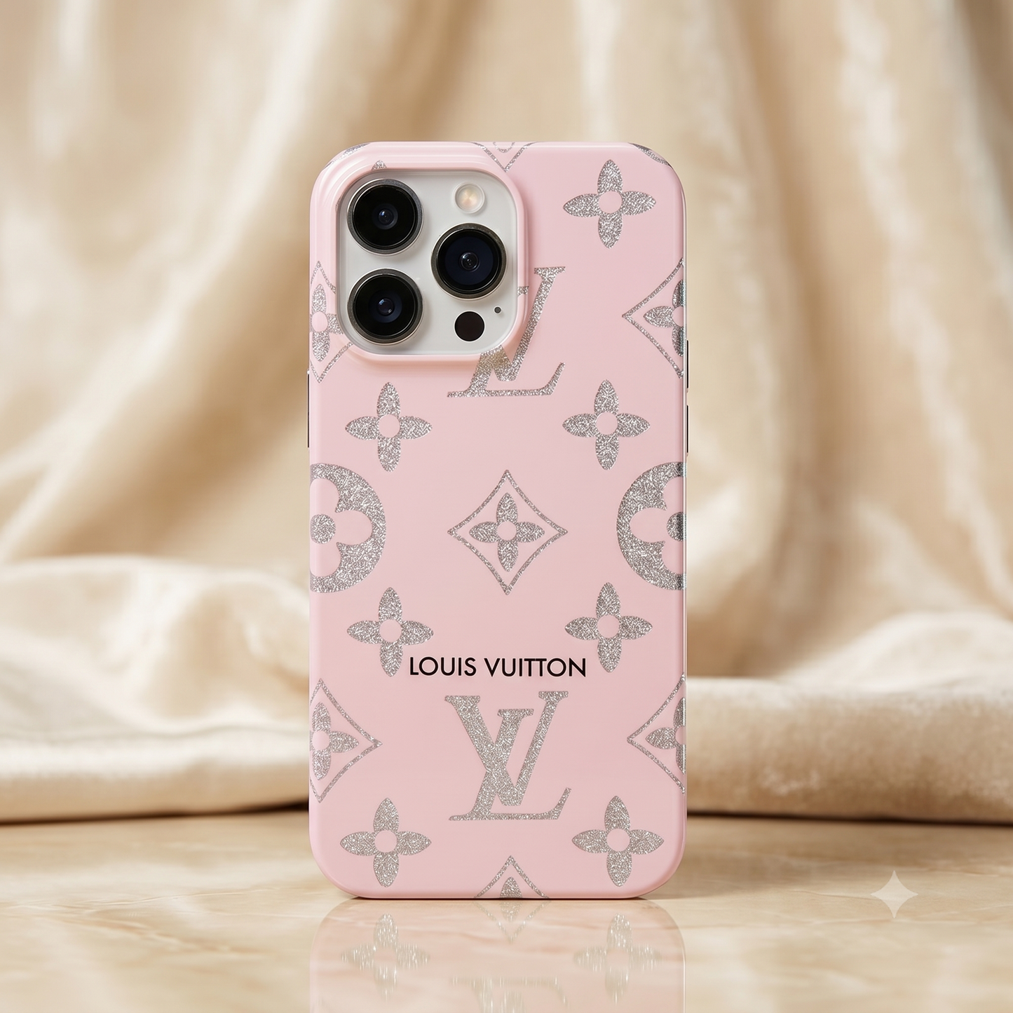 Pink Louis Vuitton phone case on a Pink Pink Louis Vuitton iPhone case 13 - 17 Pro Max