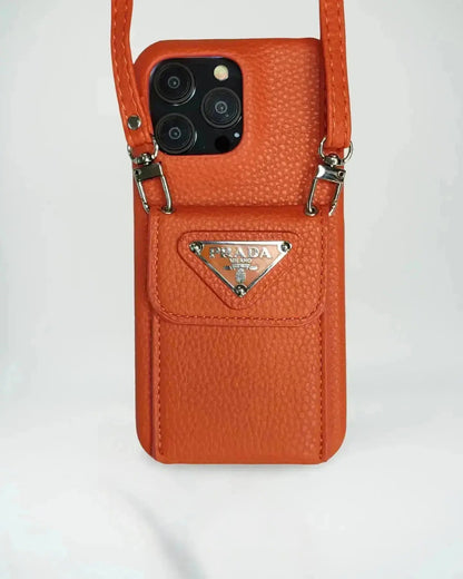 Le Citrine Prada iPhone 17 Pro Max Case With Strap Crossbody