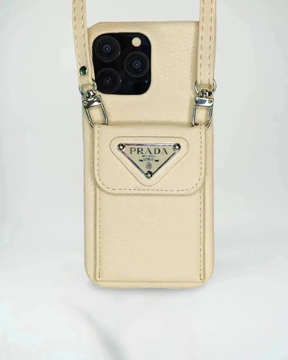 Le Noir Prada iPhone 17 Pro Max Case With Strap Crossbody