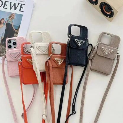 Le Noir Prada iPhone 17 Pro Max Case With Strap Crossbody