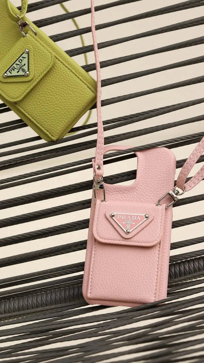 Le Rose Prada iPhone 17 Pro Max Case With Strap Crossbody