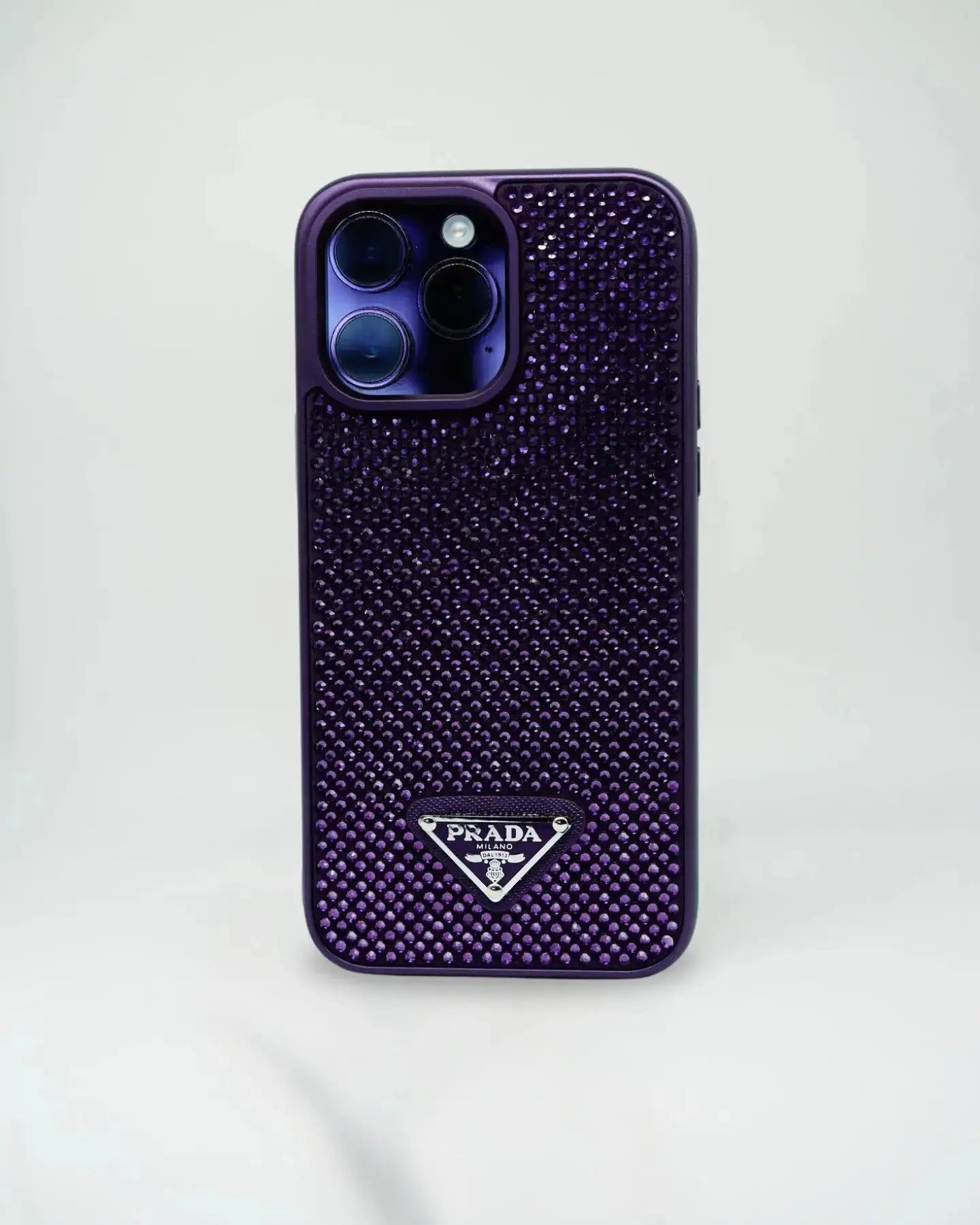 Crystal Orange Prada iPhone 17 Pro Max Case