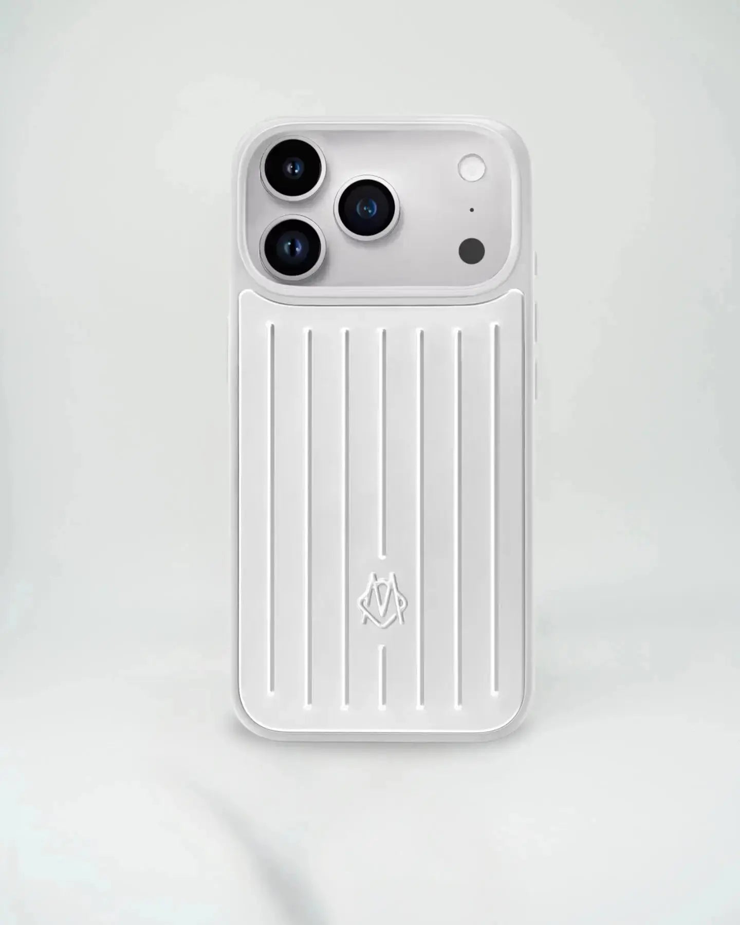 Silver RIMOWA iPhone 17 Pro Max Case