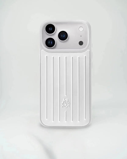 Silver RIMOWA iPhone 17 Pro Max Case