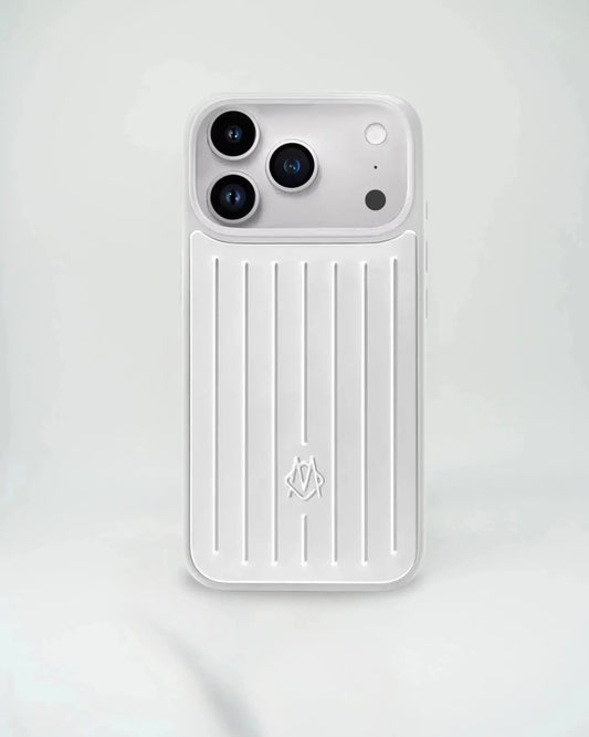 Silver RIMOWA iPhone 17 Pro Max Case