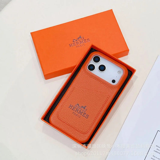 Luxury Leather Phone Case for iPhone 13-17 - Elitesmark