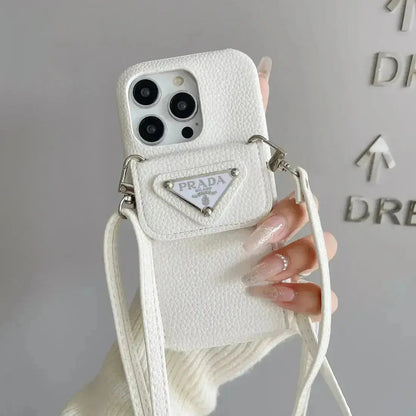 Le Noir Prada iPhone 17 Pro Max Case With Strap Crossbody