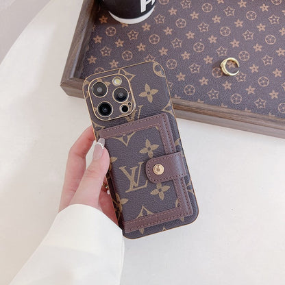 Lou Classic Color Card Bag iPhone Case