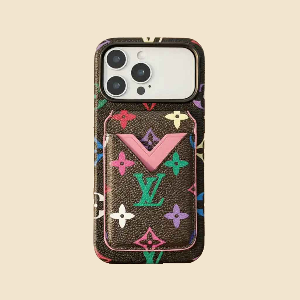 Beige Monogram Gucci iPhone 17 Pro Max Case with Cardholder – Classic Canvas Luxury