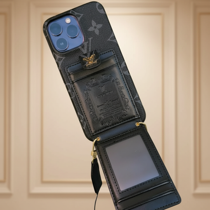 Black LV Eclipse Cardholder Case - Image 3