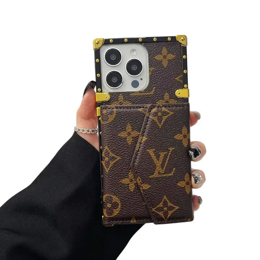 LV Monogram Cases - Luxury Louis Vuitton Leather Card Holder Monogram Cover - Elitesmark