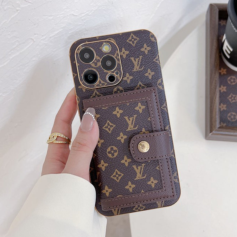 Lou Classic Color Card Bag iPhone Case
