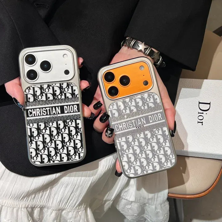 Christian Dior iPhone 17 Pro Max Magsafe Case – Luxury Dior Monogram iPhone Cover Gray