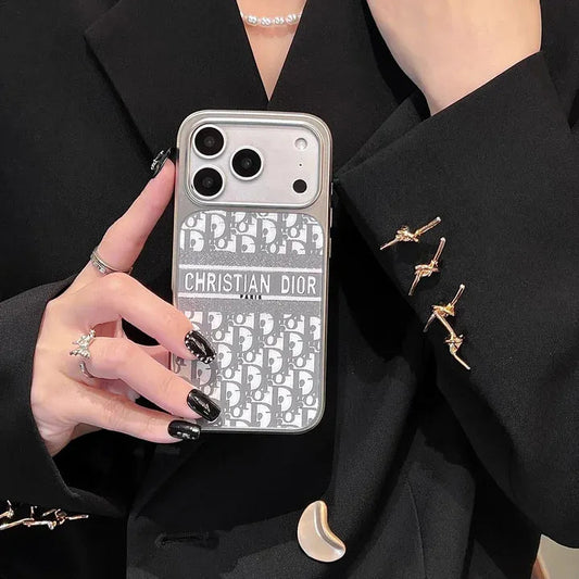 Christian Dior iPhone 17 Pro Max Magsafe Case – Luxury Dior Monogram iPhone Cover Gray