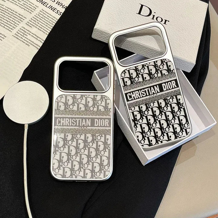 Christian Dior iPhone 17 Pro Max Magsafe Case – Luxury Dior Monogram iPhone Cover Gray