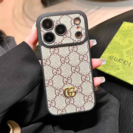 Gucci iPhone Case Luxury GG iPhone Case with Interchangeable Camera Lens Frames