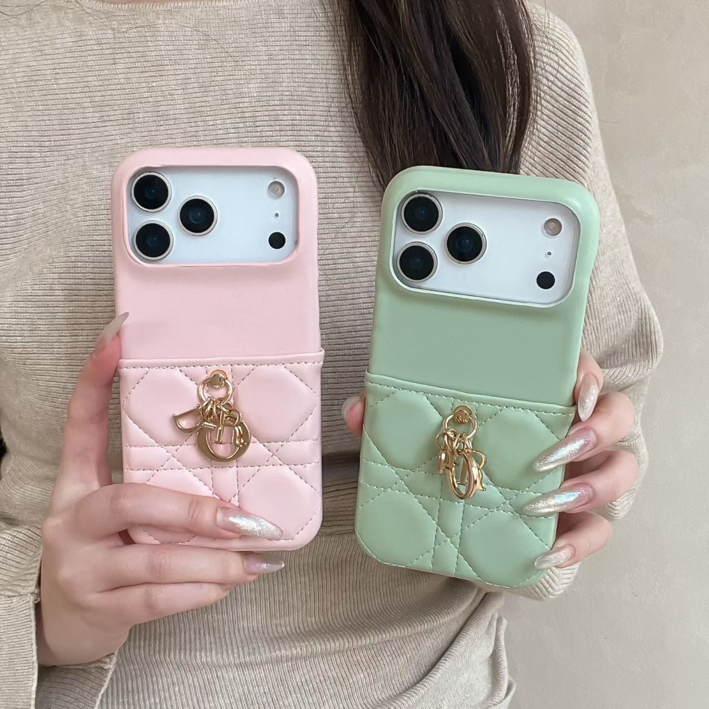 Lady Dior iPhone 17 Pro Max Case – Luxury Quilted Designer Phone Case