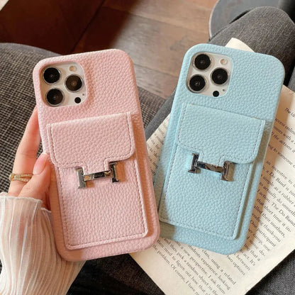 Le Rose Hermès iPhone 17 Pro Max Case with Cardholder