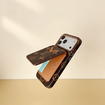 Brown Camel LV iPhone Case – Camera Cutout | precise cutouts, camel LV monogram, luxury designer cover | Elitesmark