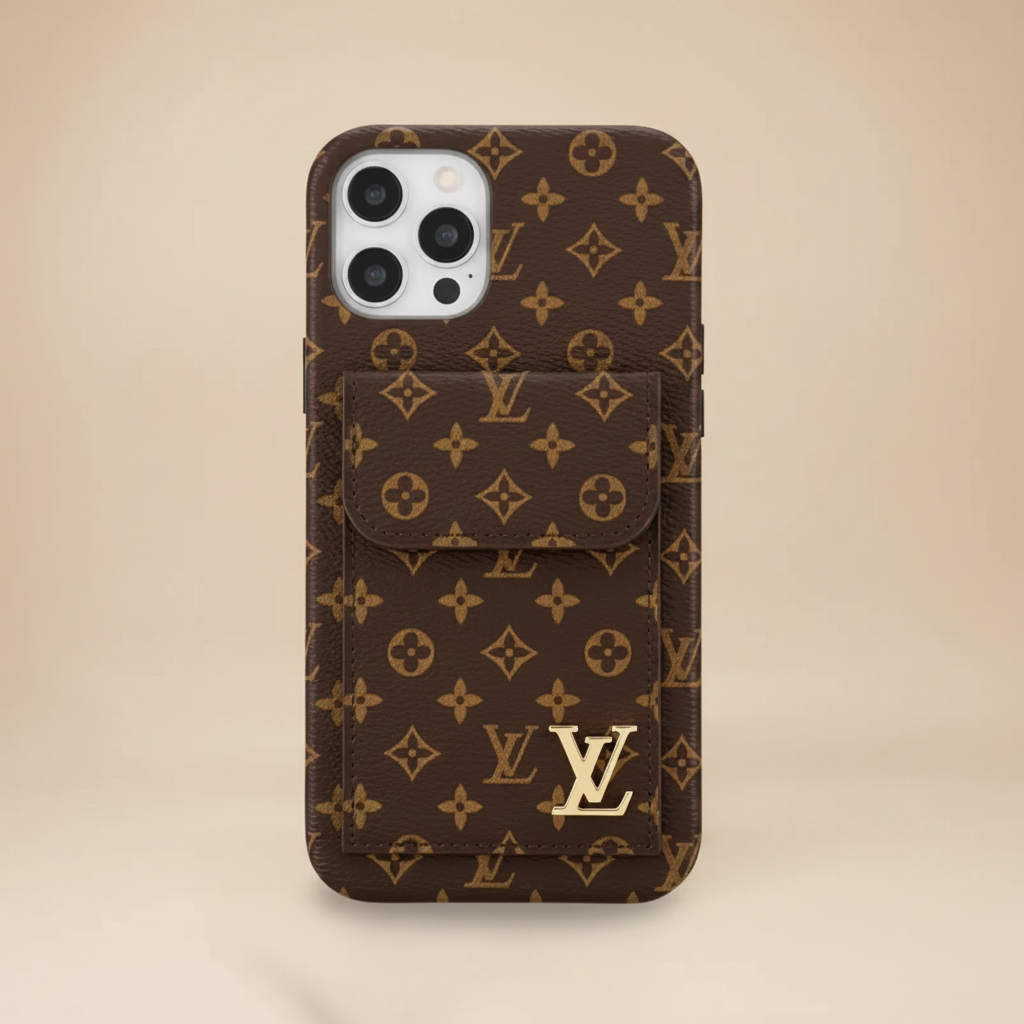 Beige Gucci iPhone 17 Pro Max Case – Canvas Close-Up | GG monogram texture, beige classic canvas, Elitesmark luxury | Elitesmark