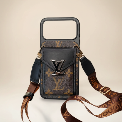 Camel Brown Louis Vuitton iPhone Case – Monogram Detail | classic LV texture, premium designer iPhone 17 cover | Elitesmark