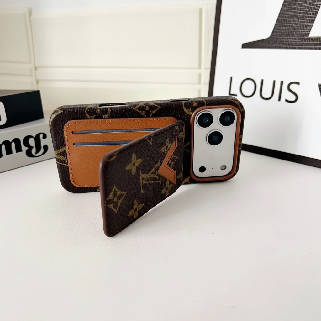 Brown Camel Louis Vuitton iPhone Case – Protection Detail | scratch resistant, camel LV canvas, luxury designer cover | Elitesmark