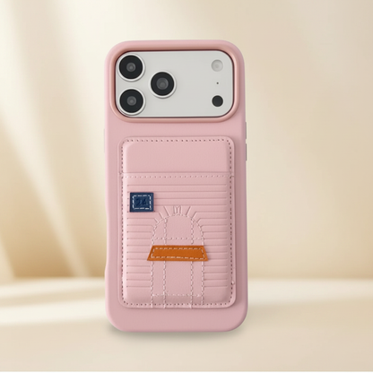 Brown Hermès iPhone 17 Pro Max Case with Card Slot – Luxury Leather | premium brown leather, Hermès stitching, French designer cover | Elitesmark
