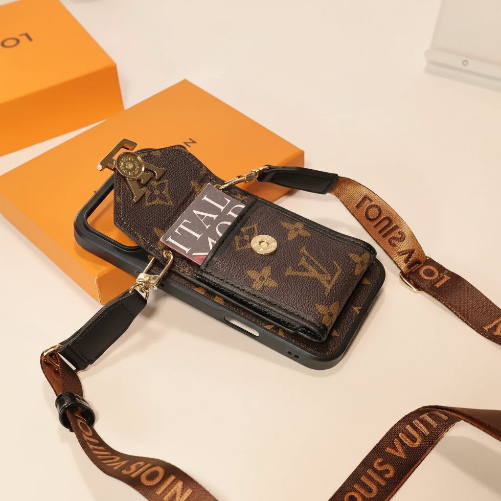 Brown LV Monogram iPhone Case – Camera Cutout | precise cutouts, luxury Louis Vuitton phone case | Elitesmark