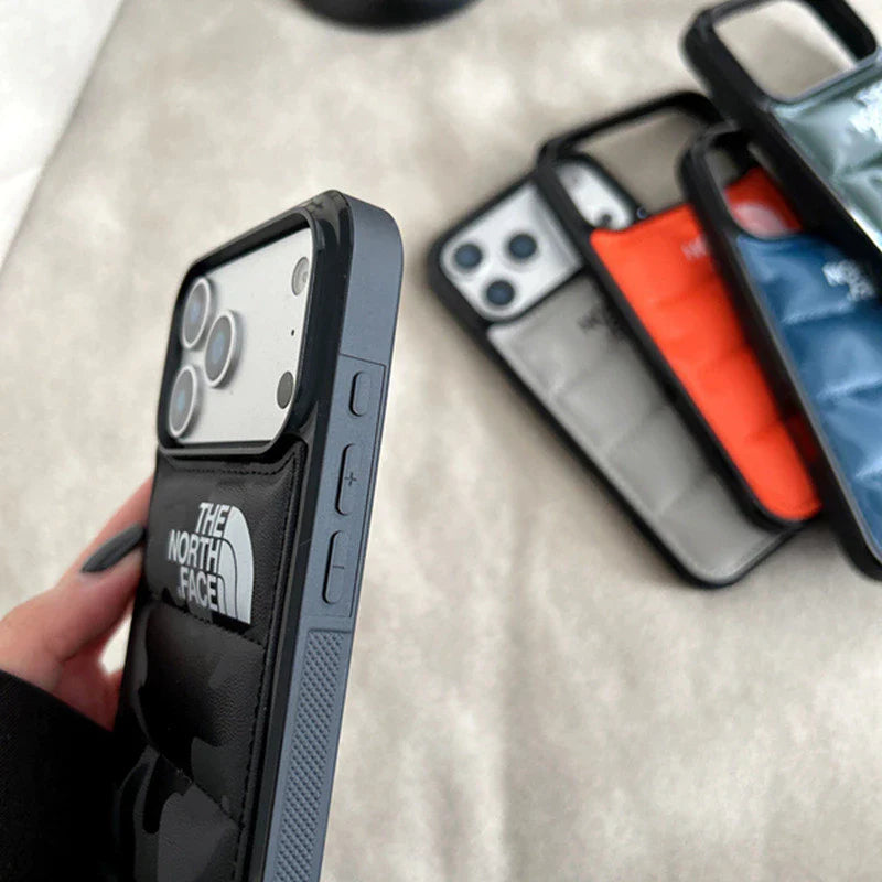 Puffer Style Shock-Absorbing Protective iPhone Case